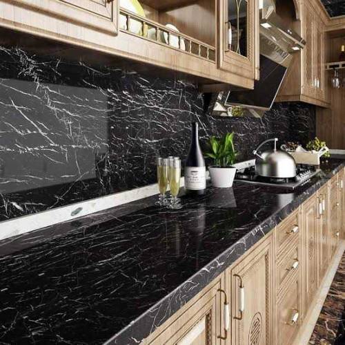 waterproof Marble Sheet Sticker | White & Grey /Black&White
