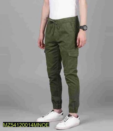 1Pcs Men cotton cargo trouser-green only Online Delivery 