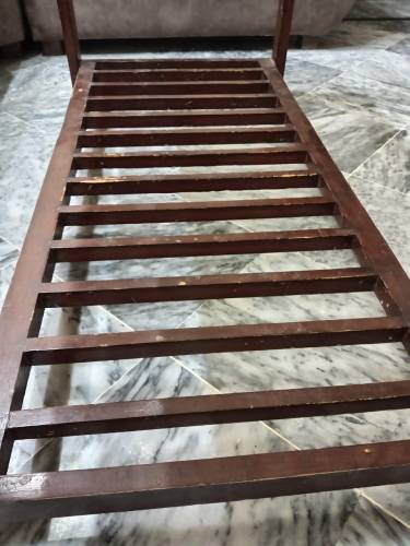 Set of Wooden Glass-Top Tables for Sale