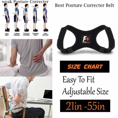 Posture Corrector Belt - Non-Slip Grip aur Adjustable Design