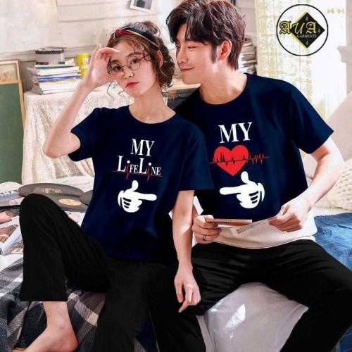 Couple Night Suit (2 Pairs)