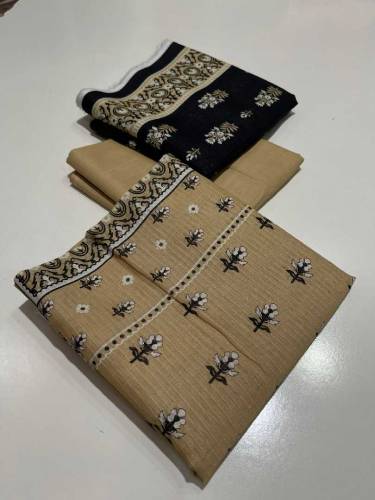 *Original Charcoal 3pc💯✨**2025 ALL NEW DESIGN 3PC DORIYA LAWN 