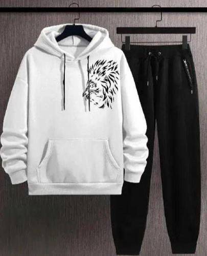 Man's Fleece Hoodie Track Suit 
