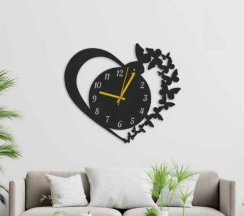 House Clock Clock Color Black