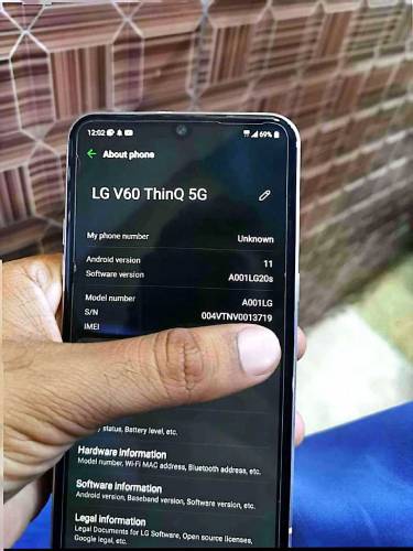 LG V60 Thinq 