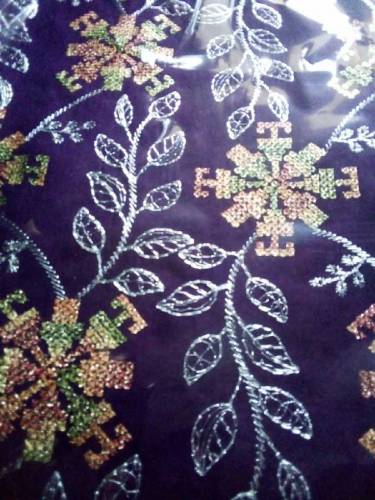 loan suit with embroidery