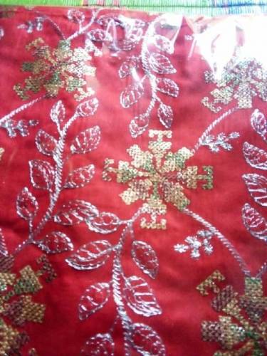 loan suit with embroidery