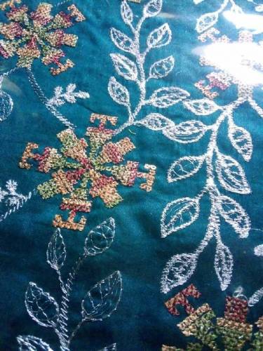 loan suit with embroidery