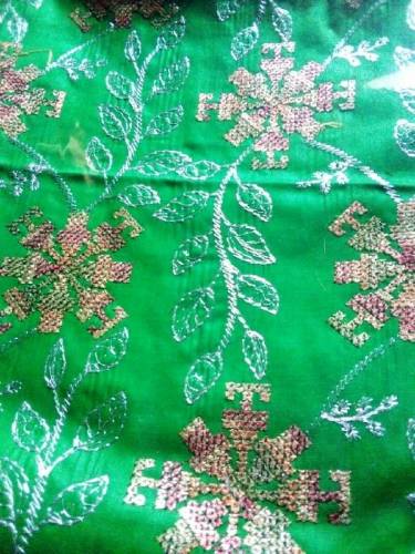 loan suit with embroidery