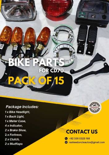 Bike Parts - Pack of 15 Parts for CD70