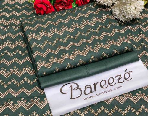 2 Pcs Women's Unstitched Embroidered Suit