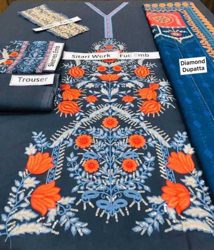 women unstitched suit 