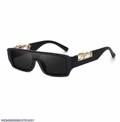 Jaguar decorated arms rectangle sunglasses 