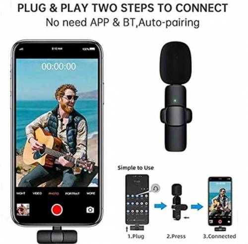 K8 wireless 3 in 1 noise Reduction Microphone 
