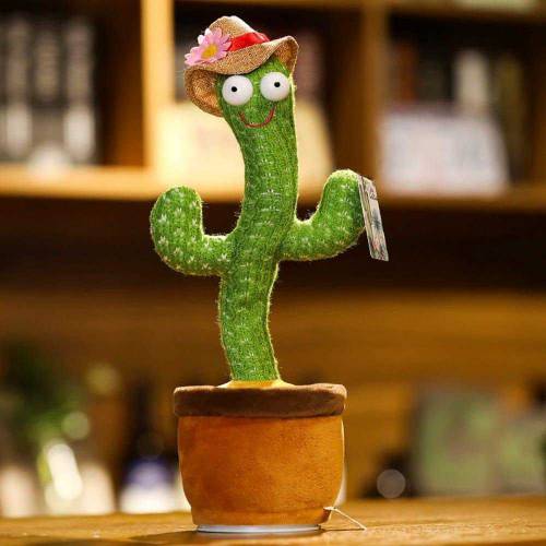 Dancing cactus plush toy