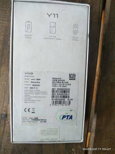 vivo y11 good 👍 condition 