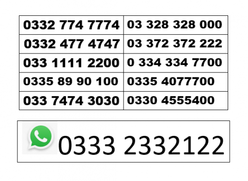 Ufone 4G Golden Numners