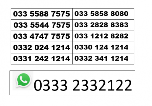 Ufone 4G Golden Numners