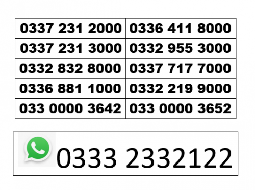 Ufone 4G Golden Numners