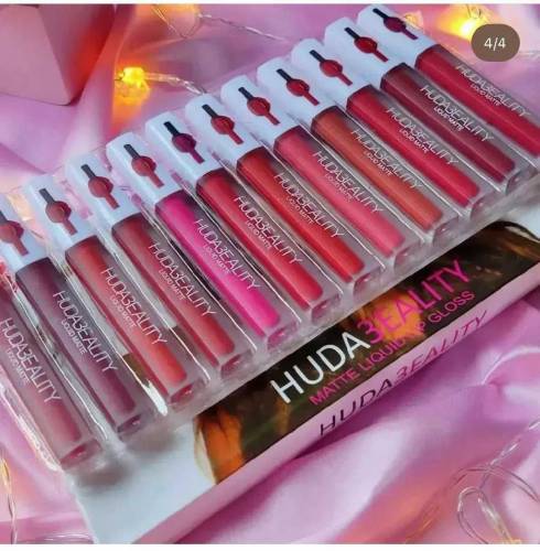 Matte Liquid Lip Gloss Set – 6 Shades for a Flawless Finish