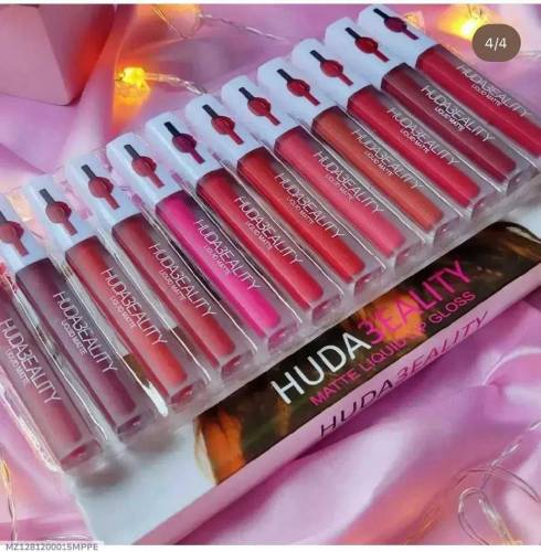 Matte Liquid Lip Gloss Set – 6 Shades for a Flawless Finish