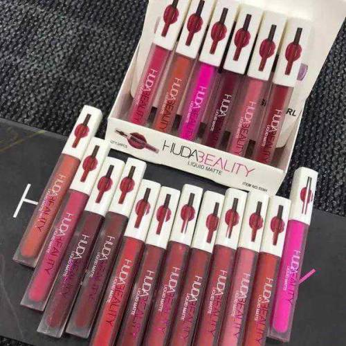 Matte Liquid Lip Gloss Set – 6 Shades for a Flawless Finish
