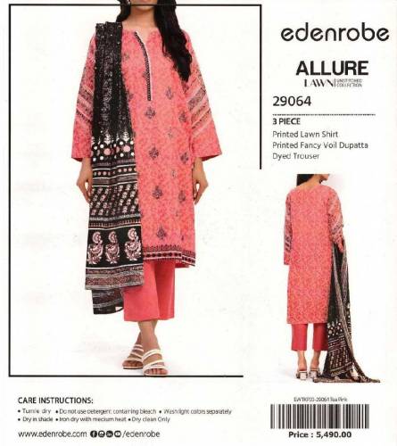 3 pcs woman's unstitched printed sute