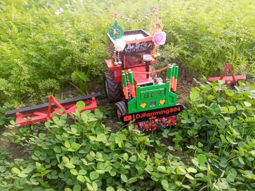 Handmade Menual Tractor 🚜  No Bargaining