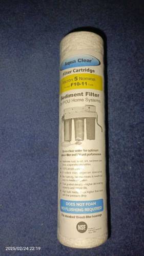 sediment filter cartridge 