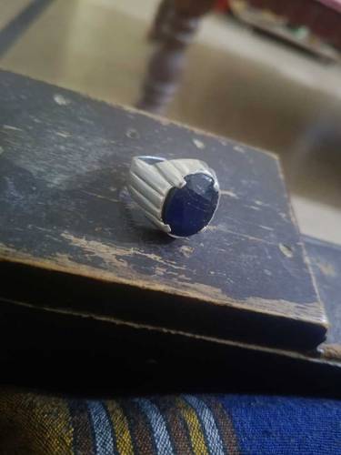 Original Blue Sapphire (Neelam) Ring For Sale 