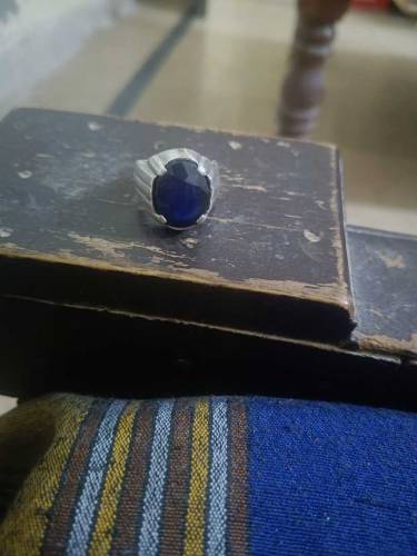 Original Blue Sapphire (Neelam) Ring For Sale 
