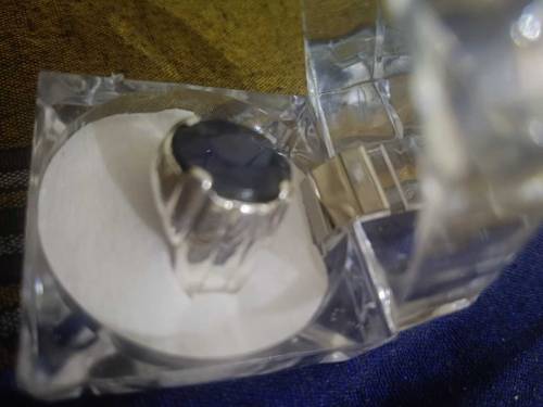 Original Blue Sapphire (Neelam) Ring For Sale 