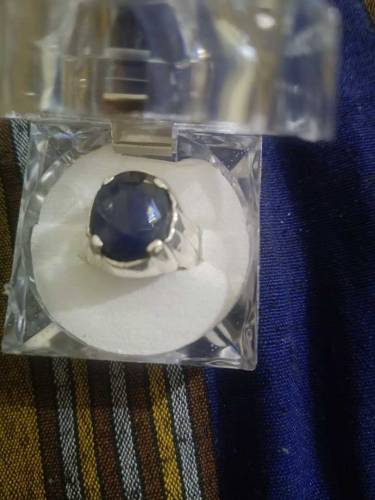 Original Blue Sapphire (Neelam) Ring For Sale 