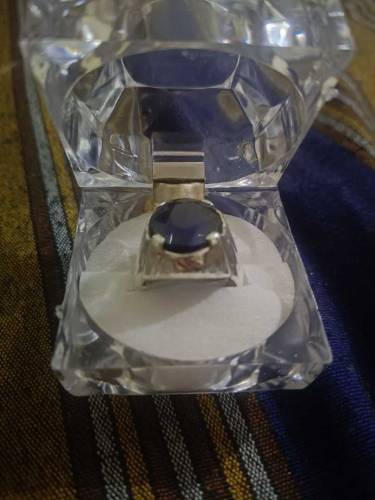 Original Blue Sapphire (Neelam) Ring For Sale 