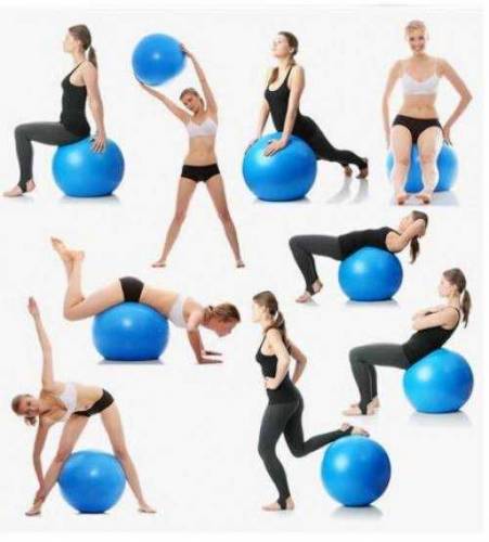 Gym Ball 75cm with Pump
