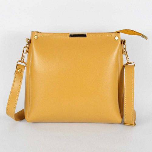 Girl's Rexine Plain Hand Bag