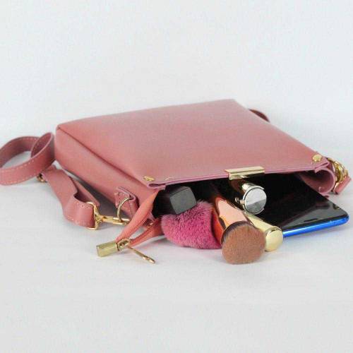 Girl's Rexine Plain Hand Bag
