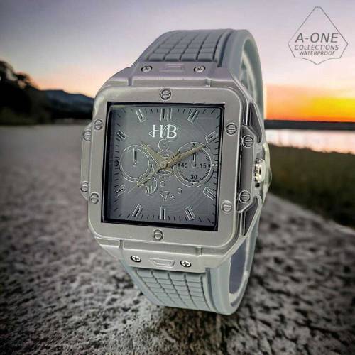 Men's Water Resistant Analogue Watch - 1 Pc Multicolor Silicone Strap
