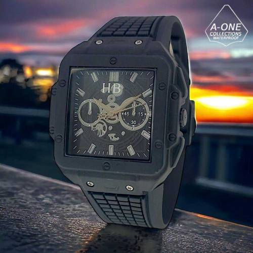 Men's Water Resistant Analogue Watch - 1 Pc Multicolor Silicone Strap