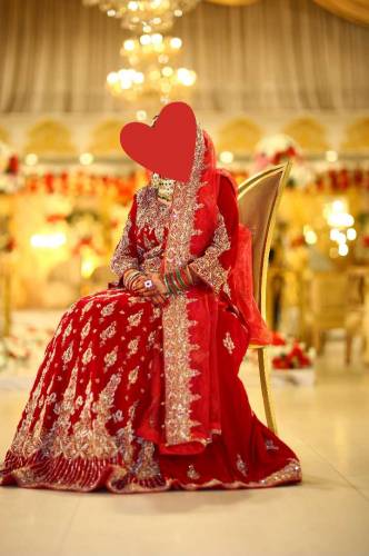 bridal lehenga velvet