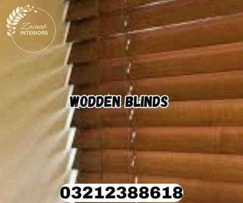 wooden blinds 