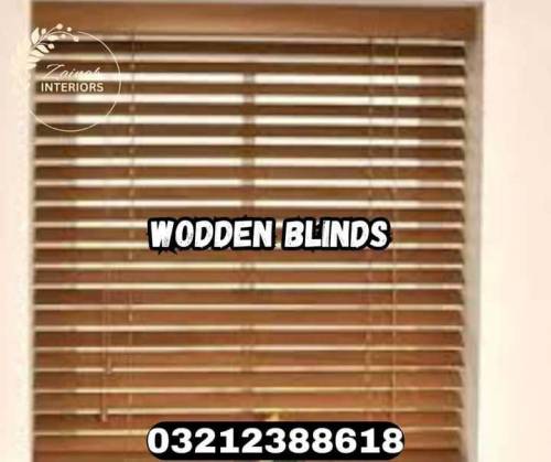 wooden blinds 