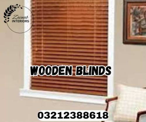 wooden blinds 