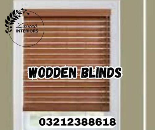 wooden blinds 