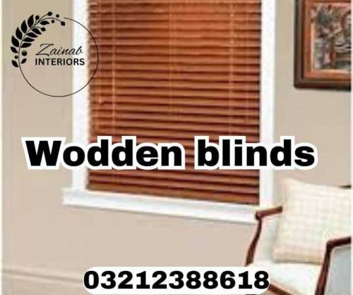 wooden blinds 