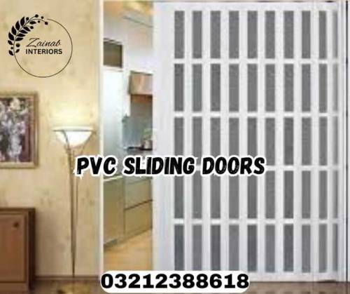 pvc and chick sliding door 