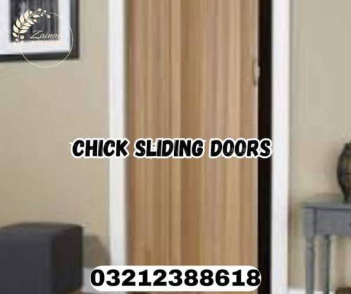 pvc and chick sliding door 