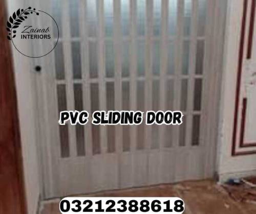 pvc and chick sliding door 