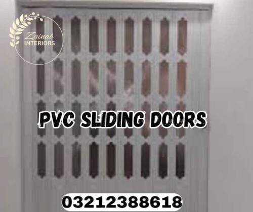 pvc and chick sliding door 