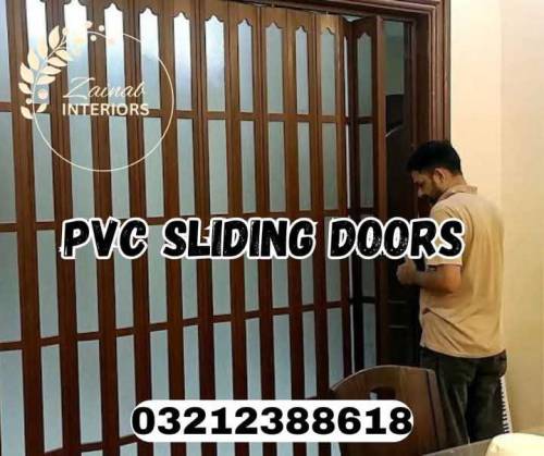 pvc and chick sliding door 